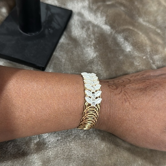 New Fashion gold adjustable bracelet For Women Shiny Small Circle - Picture 5 of 9